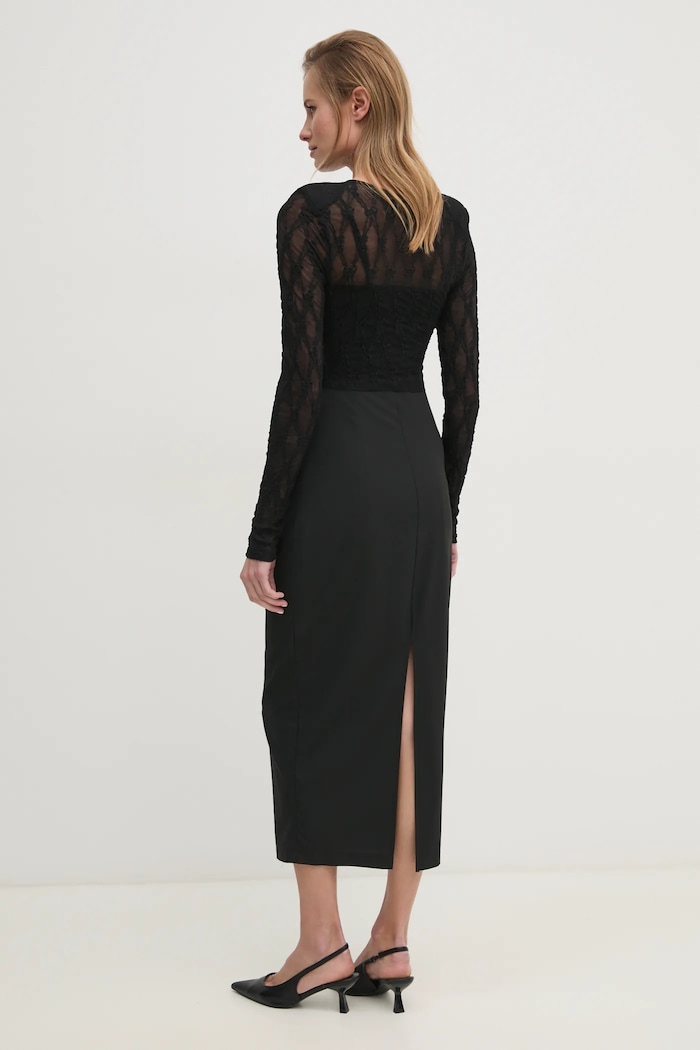 Answear Lab rochie 2538.tos negru WW25