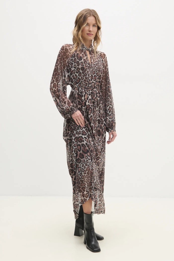 Answear Lab rochie LD1899.HWK bej WW25
