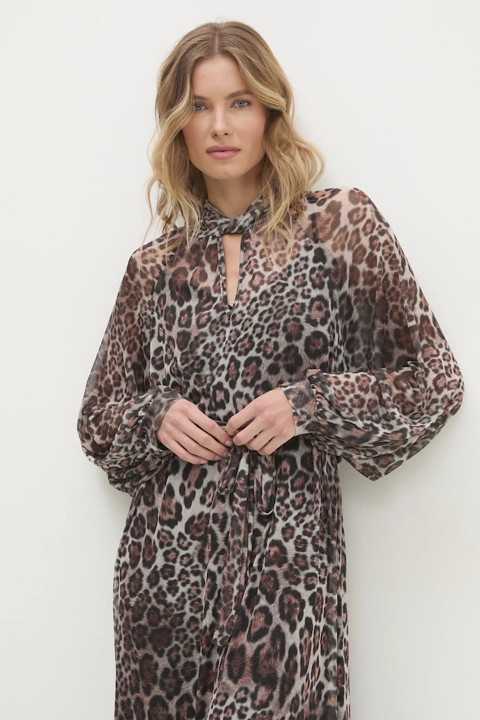 Answear Lab rochie bej LD1899.HWK