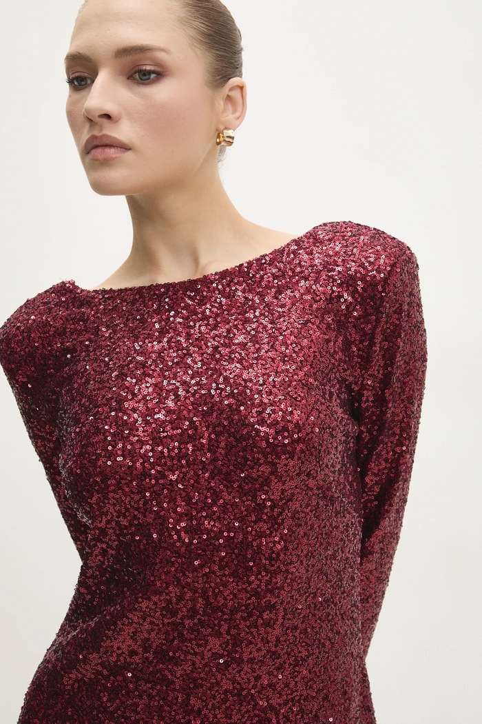 Answear Lab rochie rosu 92809.IKK