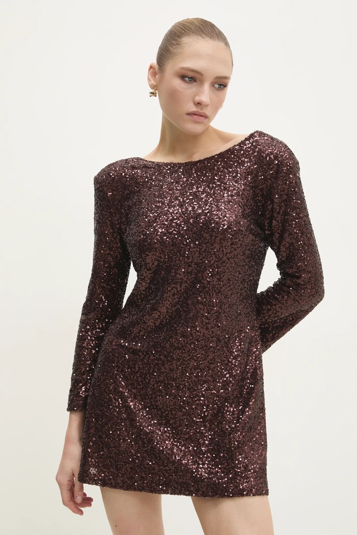 Answear Lab rochie mini maro 92809.IKK