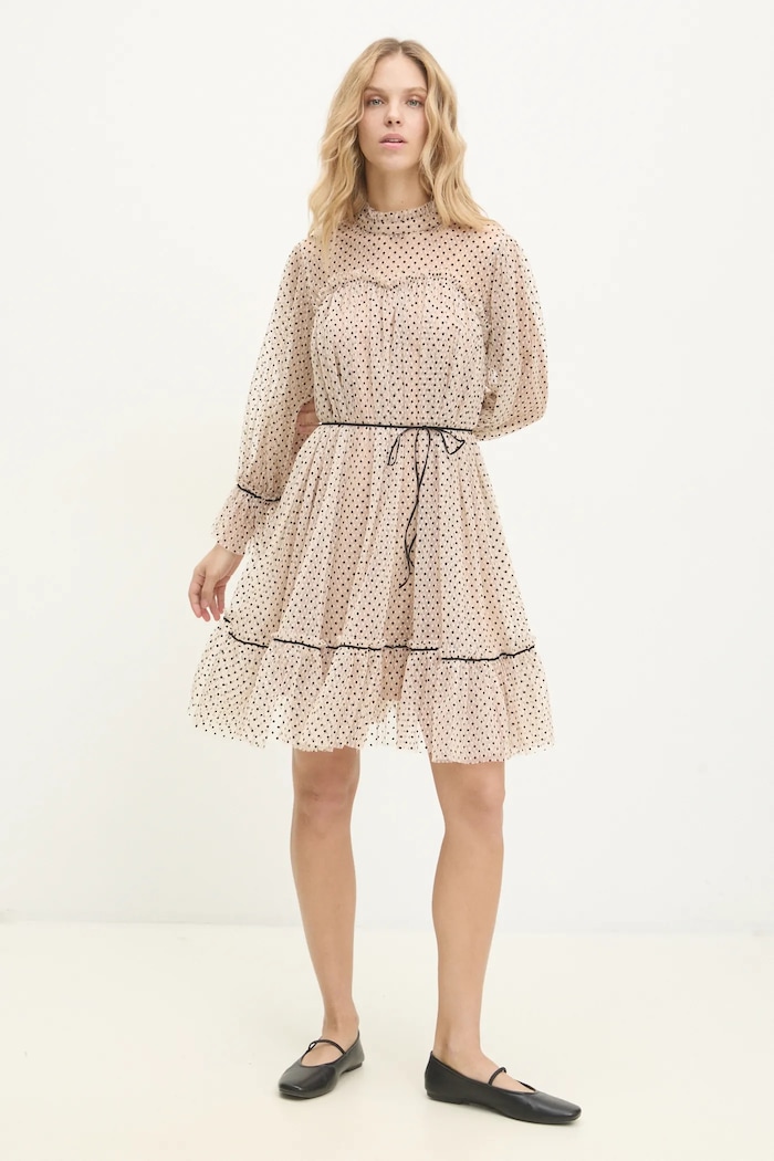 Answear Lab rochie 80876.3.fos bej WW25