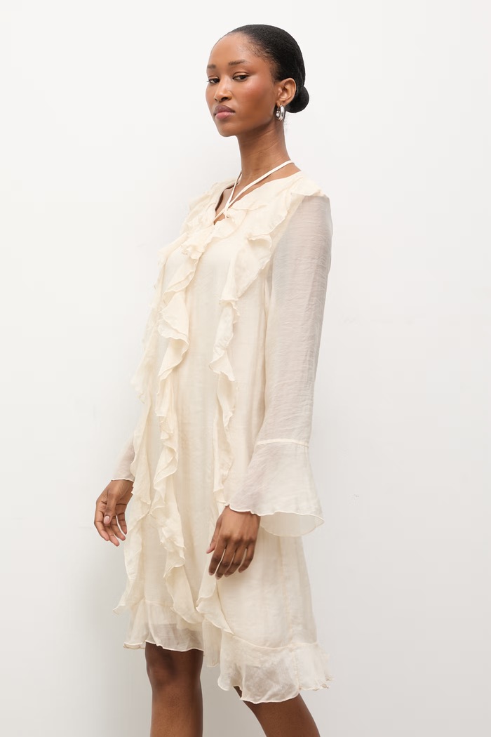 Answear.LAB sukienka casual beżowy d1058.ios