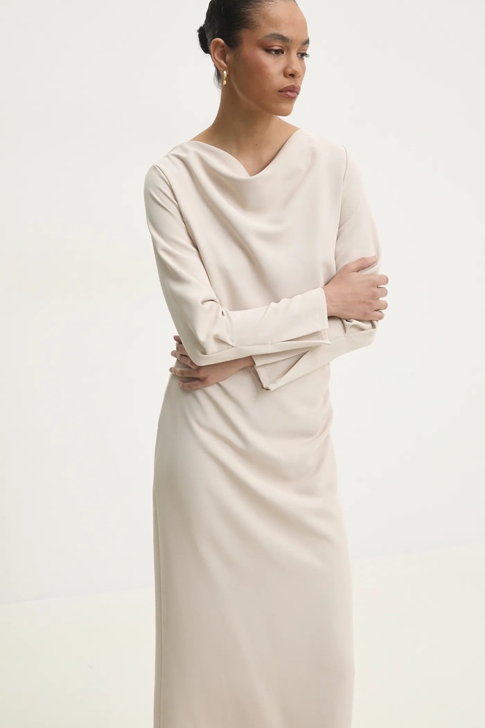 Answear Lab rochie 92803.ios bej WW25