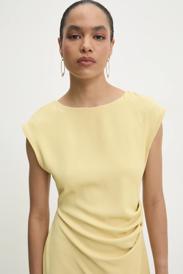 Answear Lab rochie 93023.ios galben