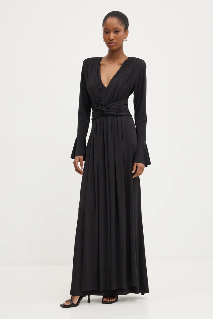 Answear Lab rochie Answear.LAB sng.93.tos negru