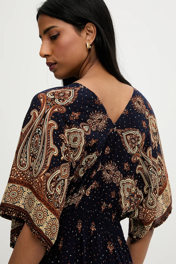 Answear Lab rochie Answear.LAB QED3585.ums bleumarin