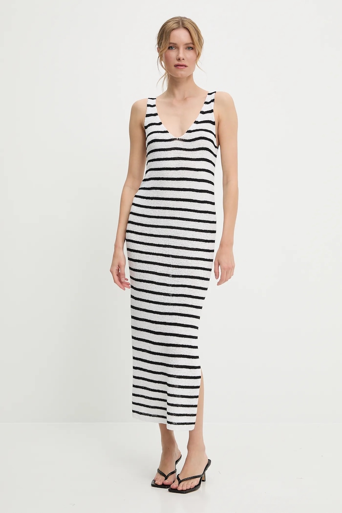 Answear Lab rochie LKD.125GRECIA.ums alb WW25