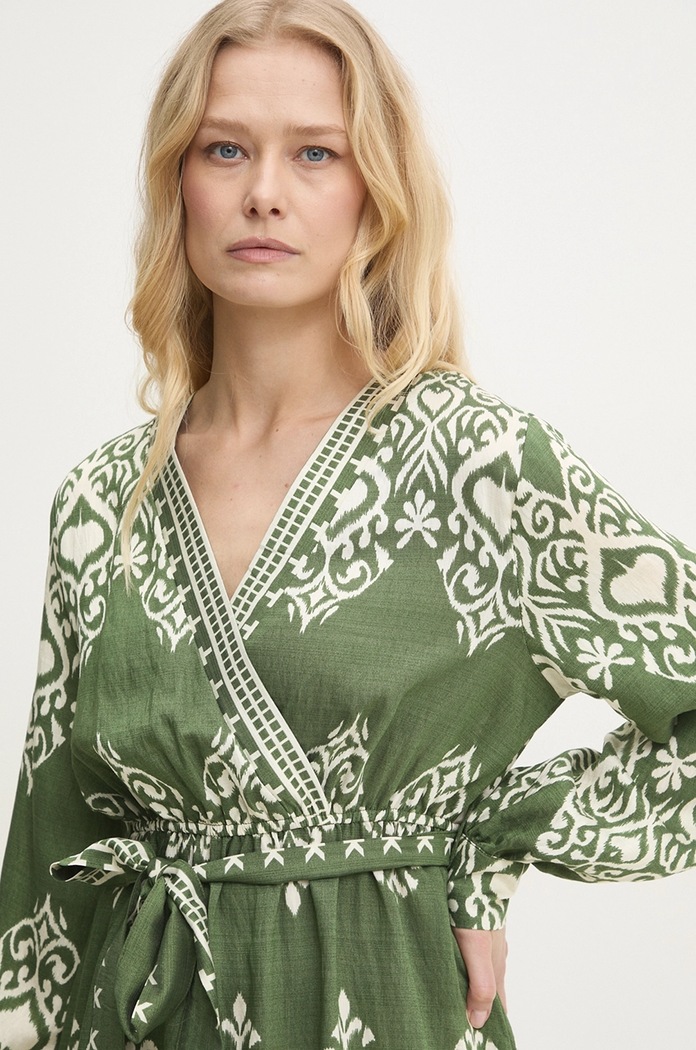 Answear Lab rochie verde MR21870.hlk