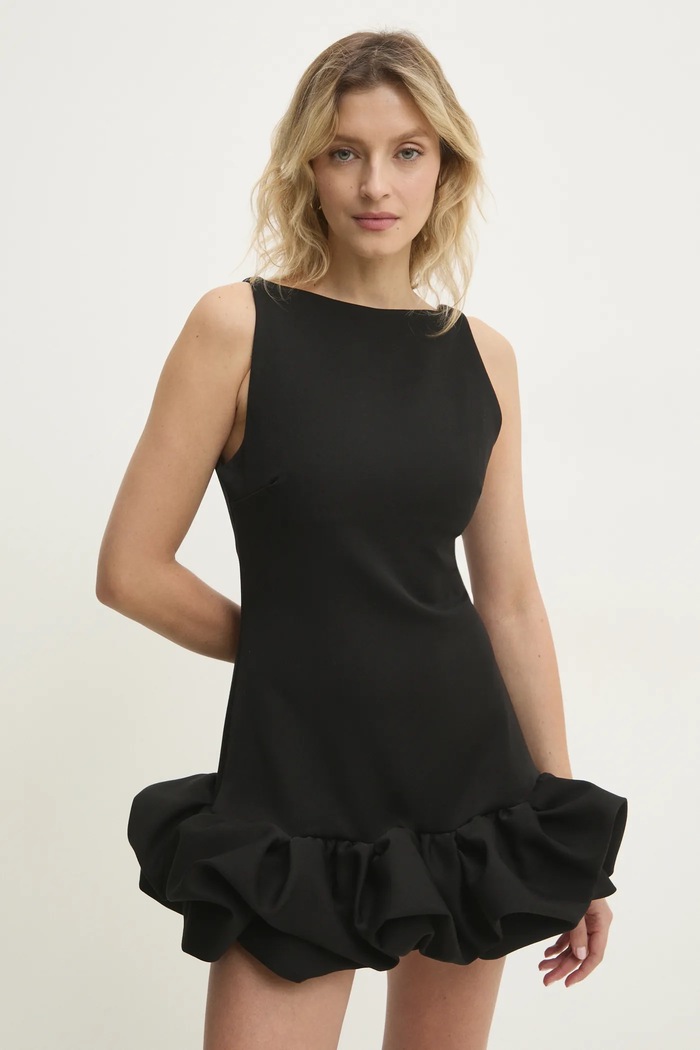 Answear Lab rochie LD1830.hlk negru WW25