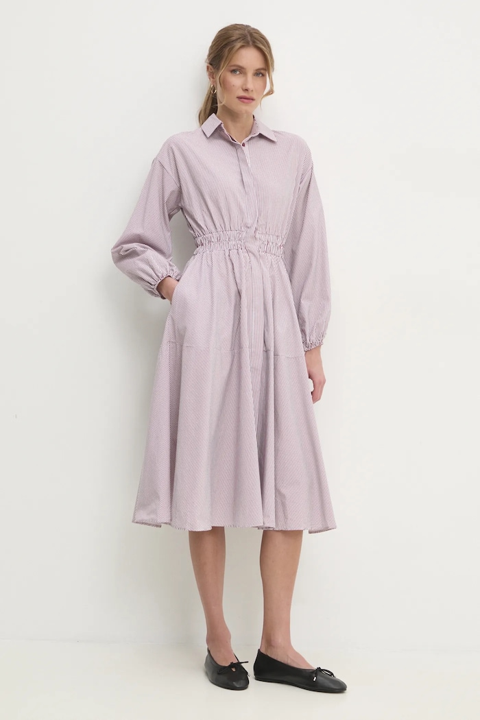 Answear.LAB sukienka 6813.TWK bordowy WW25