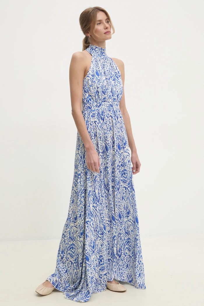 Answear Lab rochie maxi albastru 388.TWK