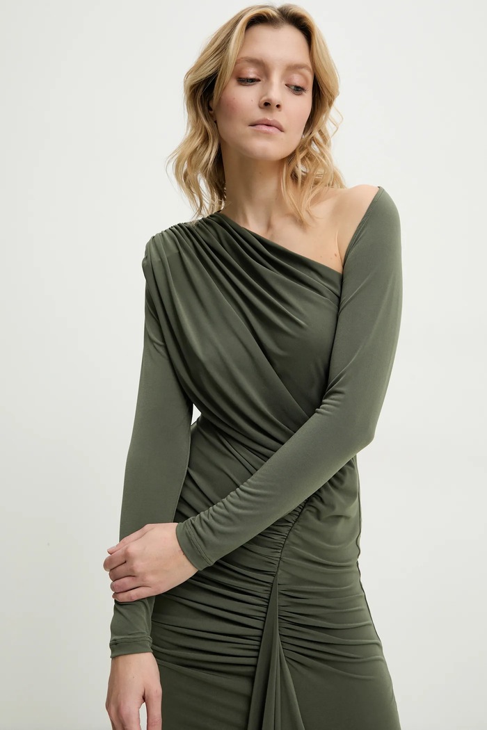 Answear Lab rochie rh1.TWK verde