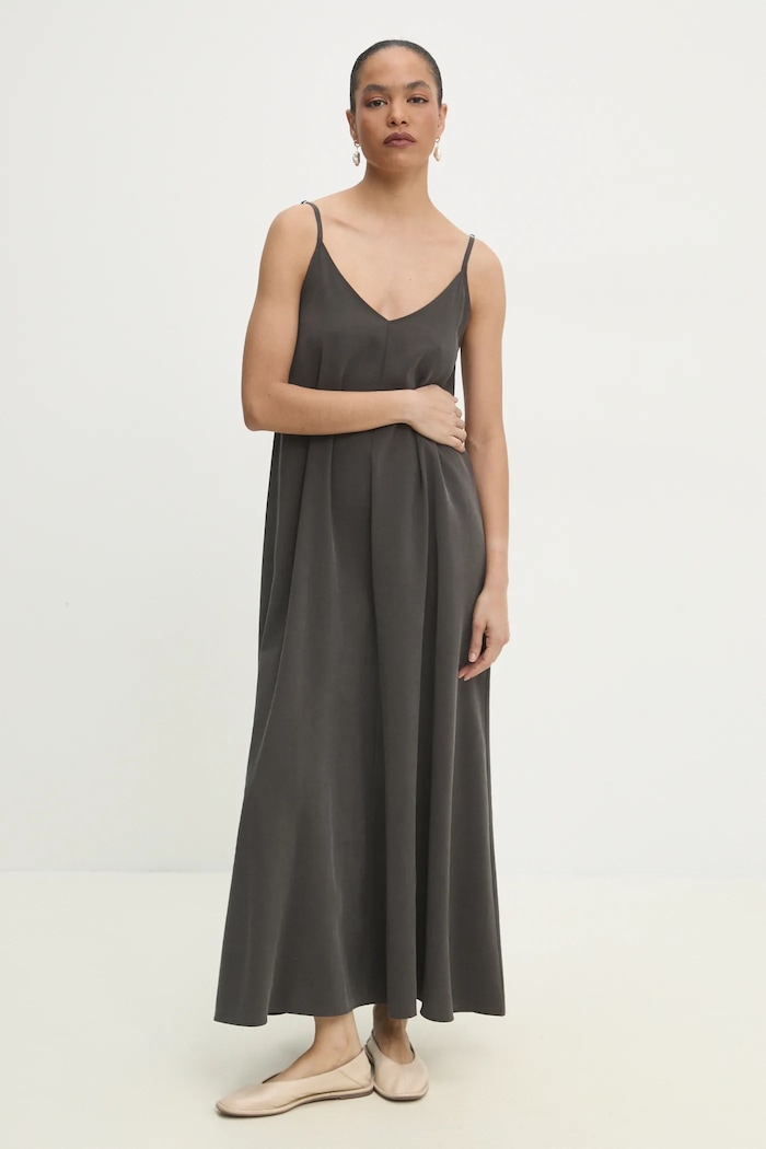 Answear.LAB sukienka casual szary 00106.TWK