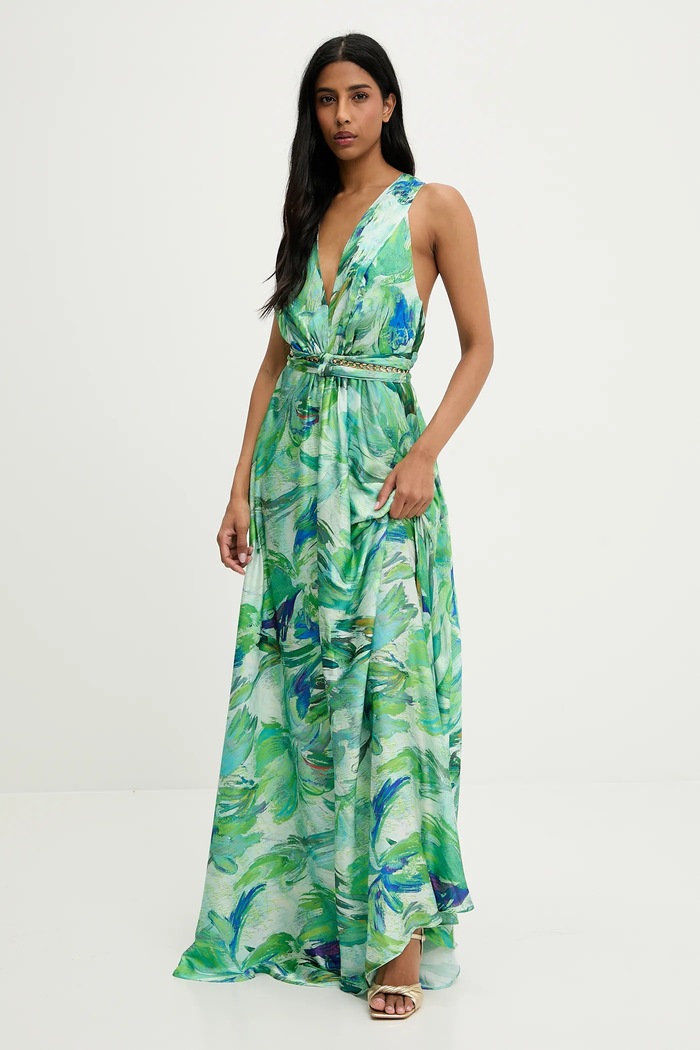 Answear.LAB Answear Lab rochie verde 58069.TKK