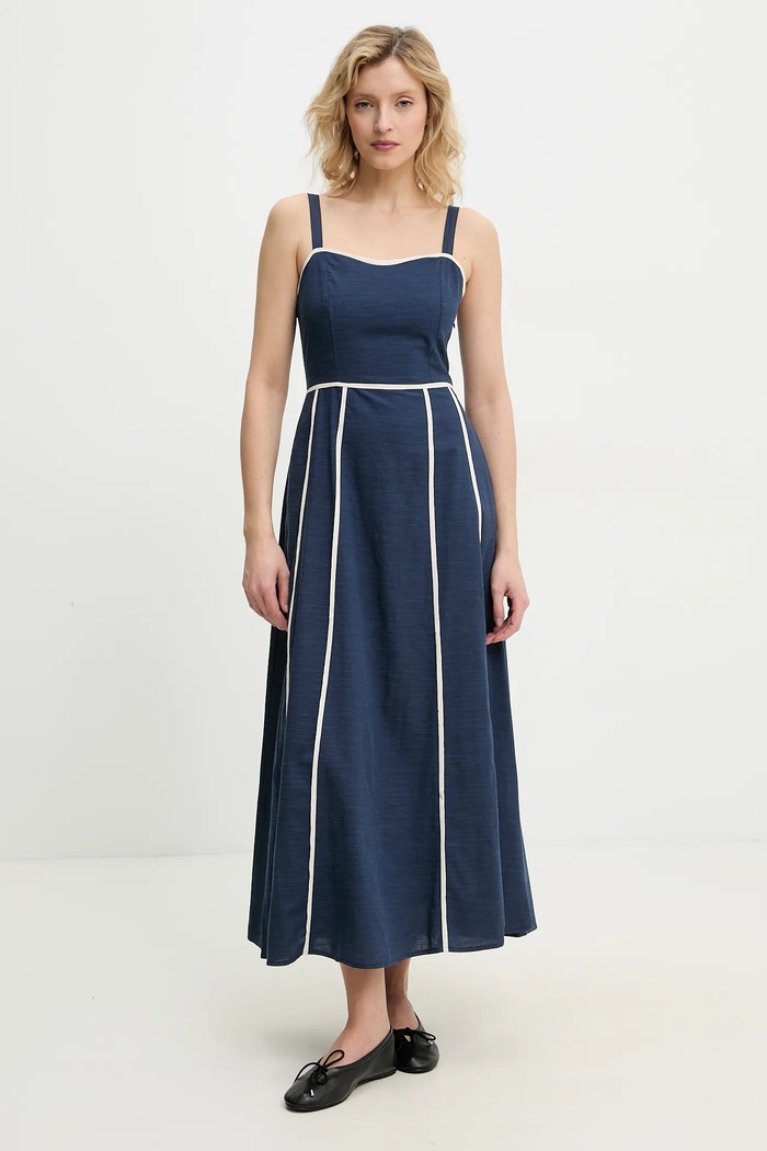 Answear Lab rochie maxi albastru MA1109.hms