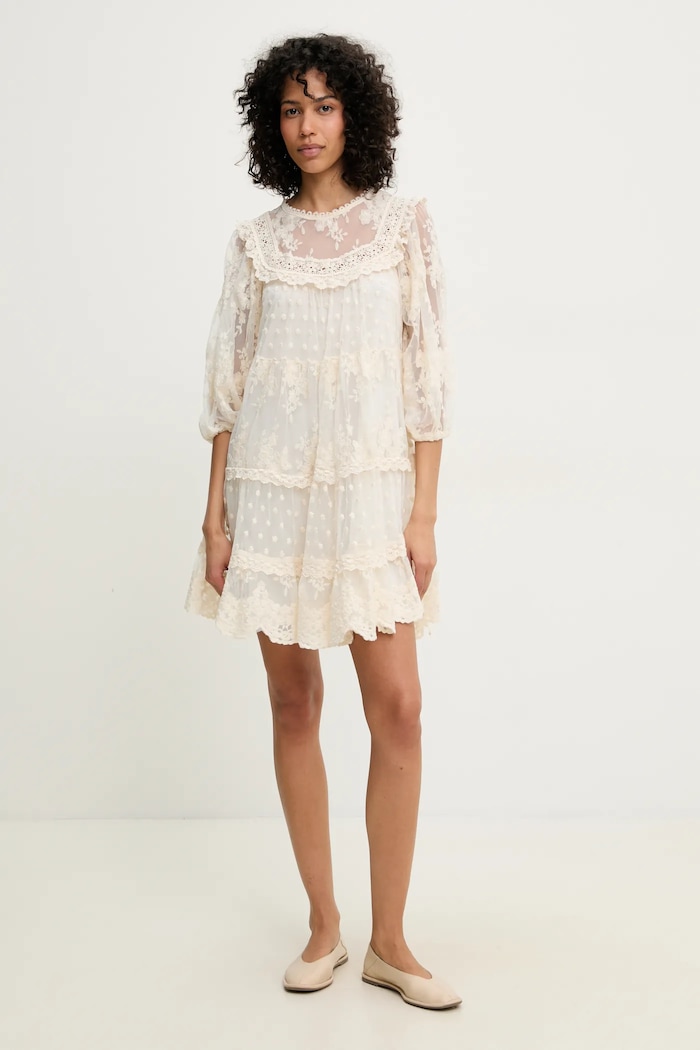 Answear.LAB Answear Lab rochie 606075.FLK bej WW25