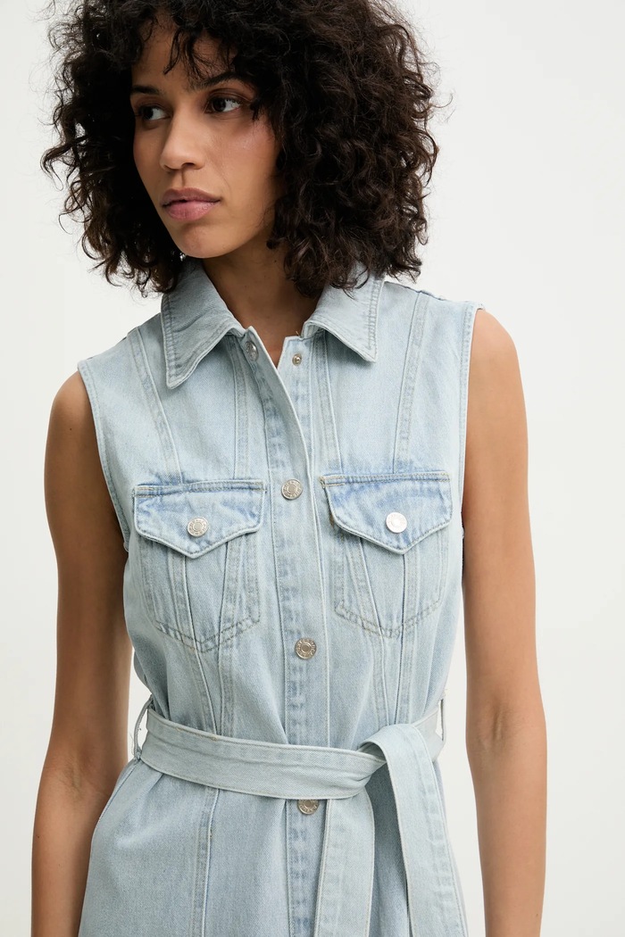 Answear Lab rochie din denim albastru M045.HWK