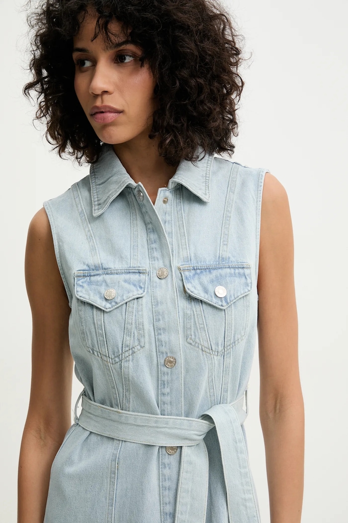 Answear Lab rochie din denim albastru M045.HWK
