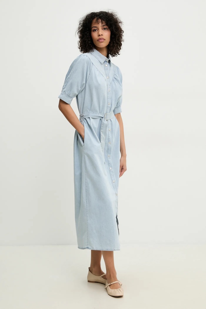 Answear.LAB Answear Lab rochie din denim albastru CMY.10438.HWK