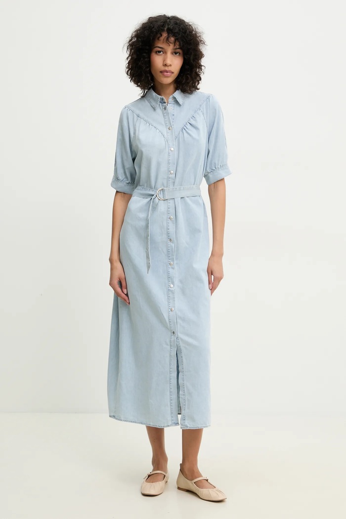 Answear.LAB Answear Lab rochie din denim CMY.10438.HWK albastru WW25