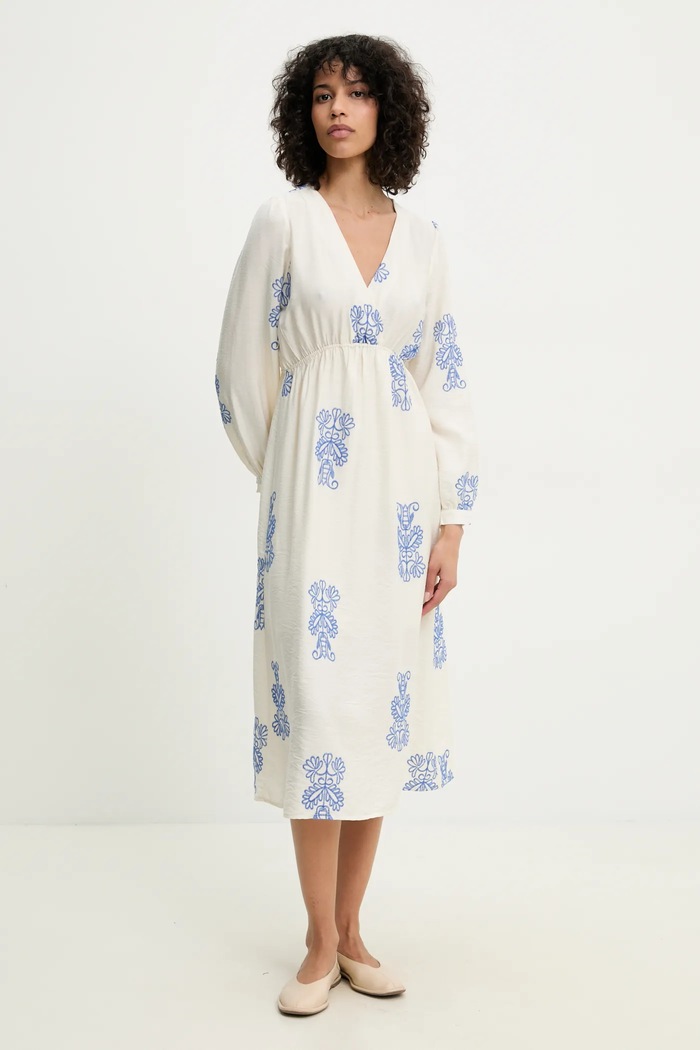 Answear Lab rochie R5190.HWK alb WW25