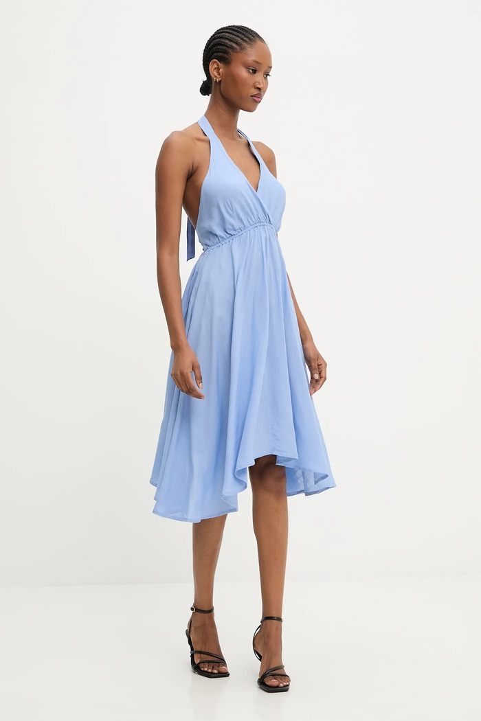 Answear.LAB rochie mini albastru Myconos.hos