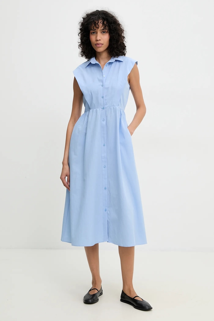 Answear Lab rochie fixat albastru sng.124.tos