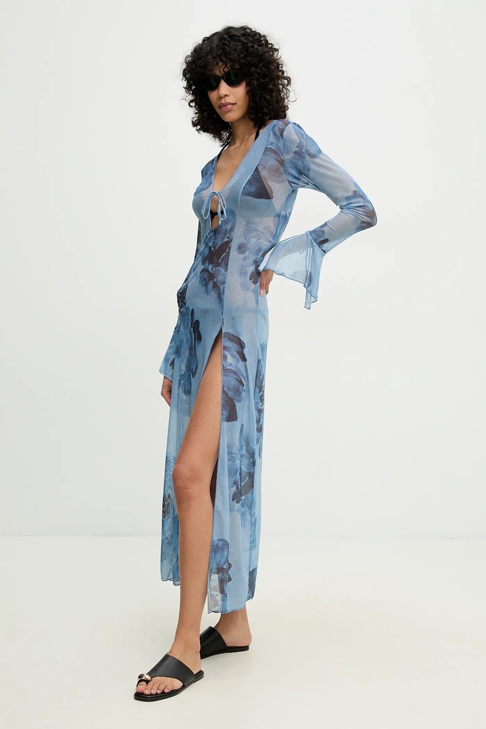 Answear.LAB Answear Lab rochie de plaja hl4fw20.flk albastru WW25