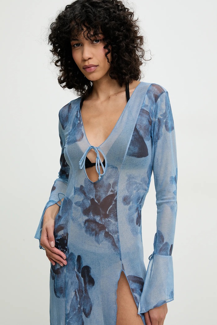 Answear Lab rochie de plaja Answear.LAB hl4fw20.flk albastru