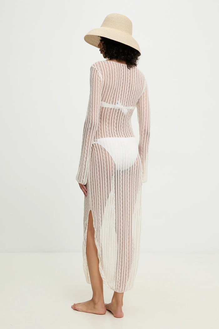 Îmbrăcăminte Answear Lab rochie de plaja hl4fw34.flk bej