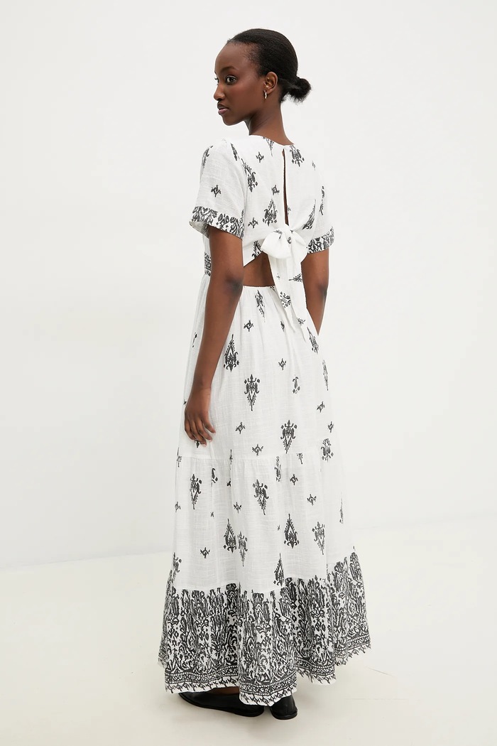 Answear Lab rochie maxi negru dolores.fjk