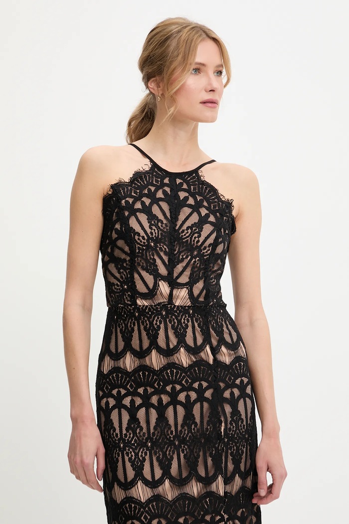 Answear Lab rochie Answear.LAB 606521.flk negru