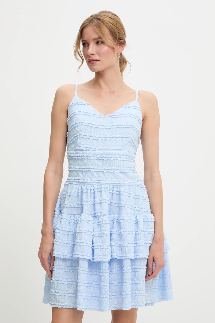 Answear Lab rochie mini albastru 606580.flk
