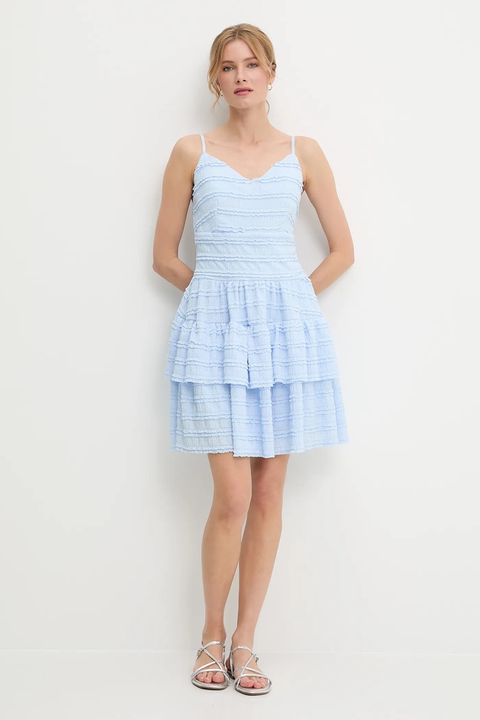 Answear Lab rochie 606580.flk albastru WW25