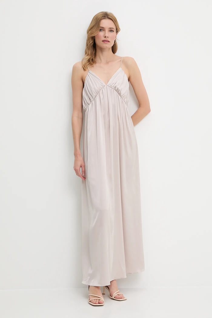 Answear Lab rochie ps9168.fos bej WW25