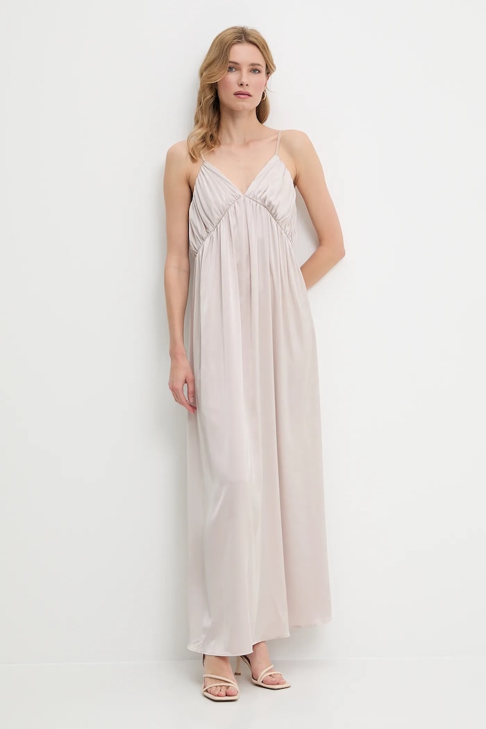 Answear Lab rochie ps9168.fos bej WW25