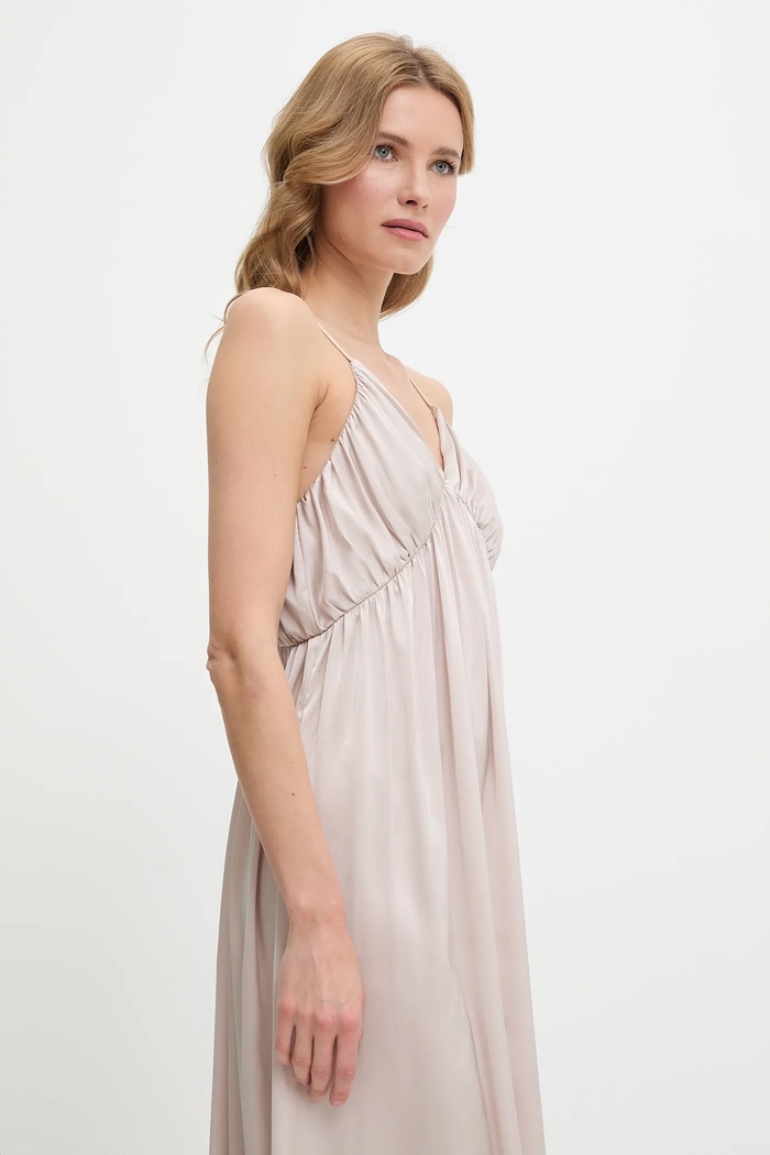 Answear Lab rochie bej ps9168.fos