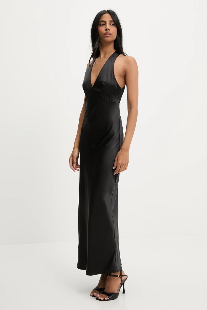 Answear Lab rochie maxi negru ps9150.fos