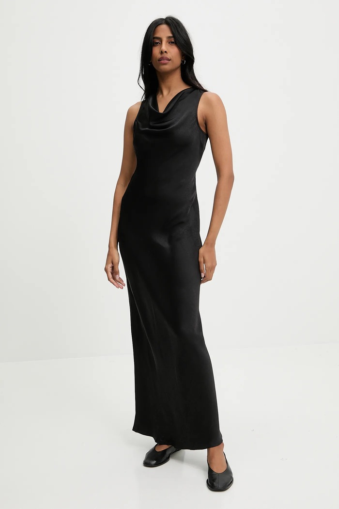 Haljina Answear.LAB maxi crna ps9217s.fos