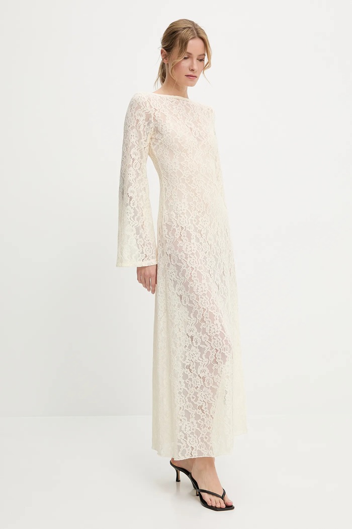 Answear Lab rochie 15681.fjk bej WW25