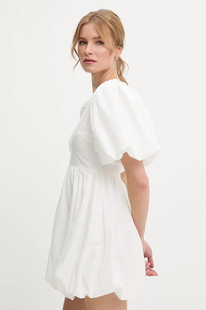 Answear.LAB Rochie gogoșar alb 15662-1.flk