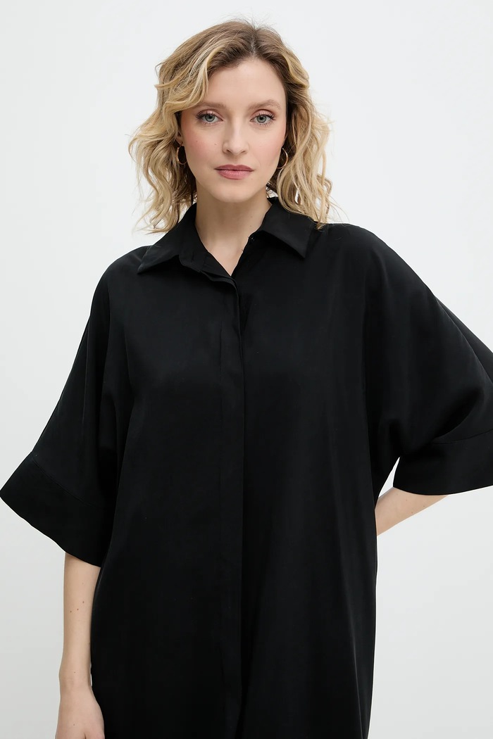 Haljina Answear.LAB crna D521.ilk