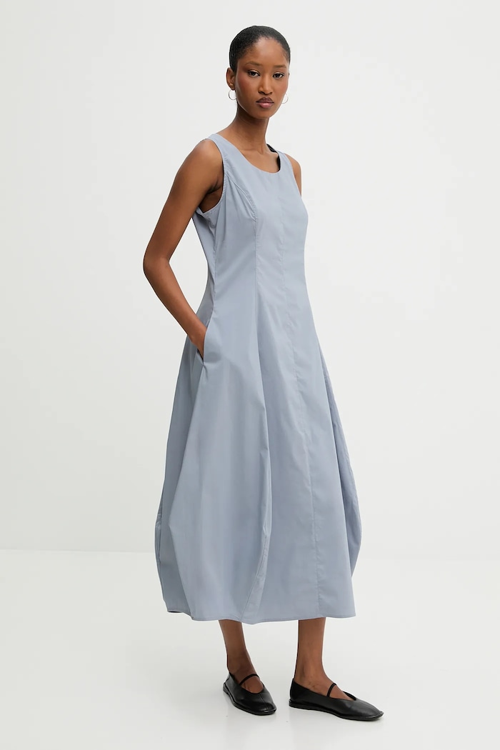Answear Lab rochie midi albastru B9517.ios