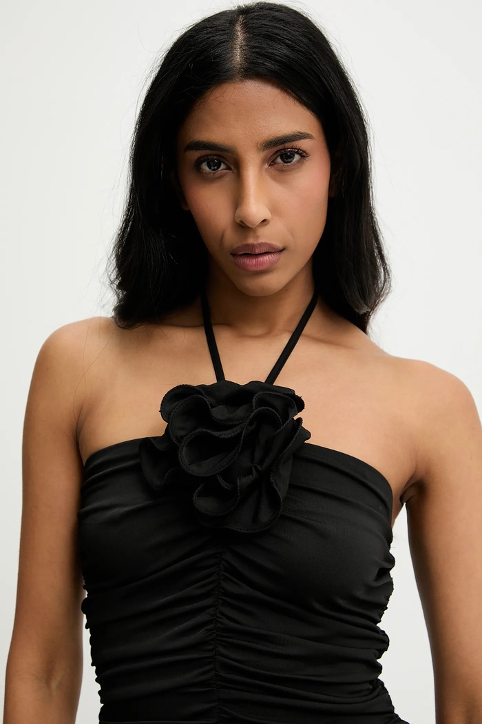 Answear Lab rochie negru YS026.hos