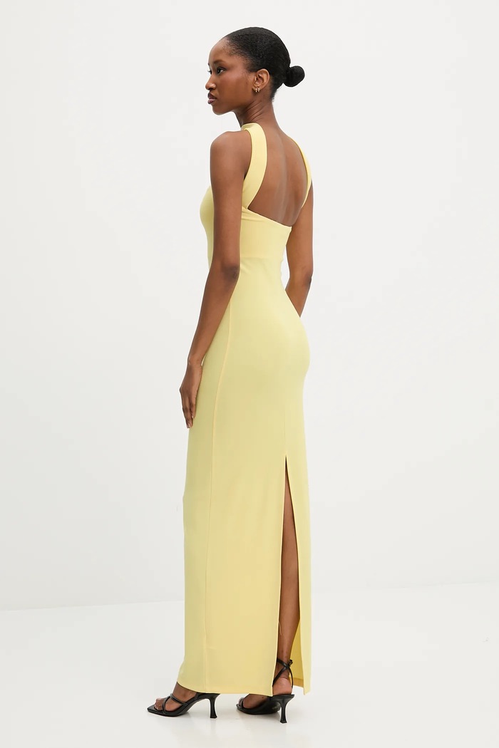 Answear.LAB Answear Lab rochie LD2445.hak galben WW25