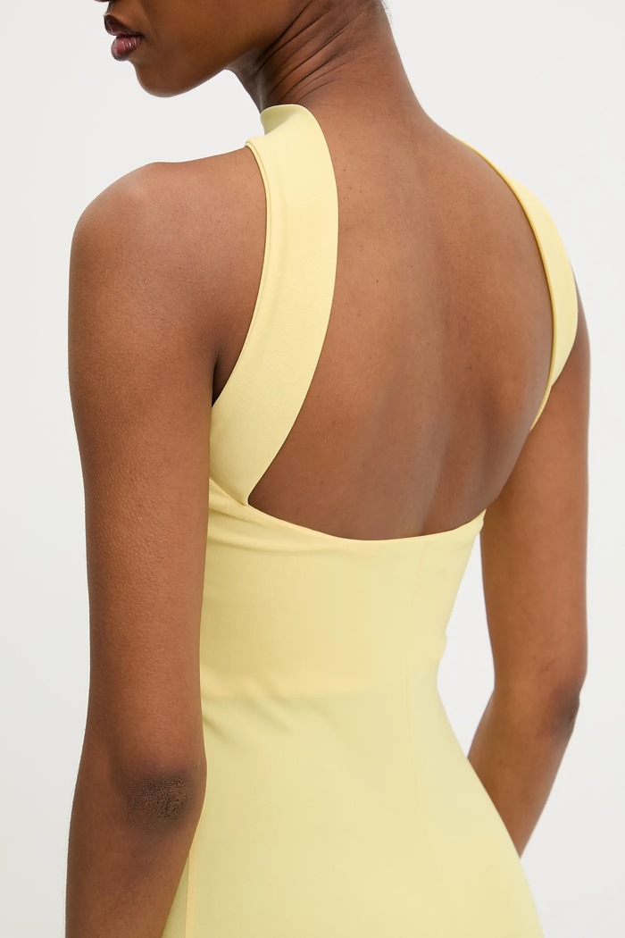 Answear Lab rochie Answear.LAB galben LD2445.hak