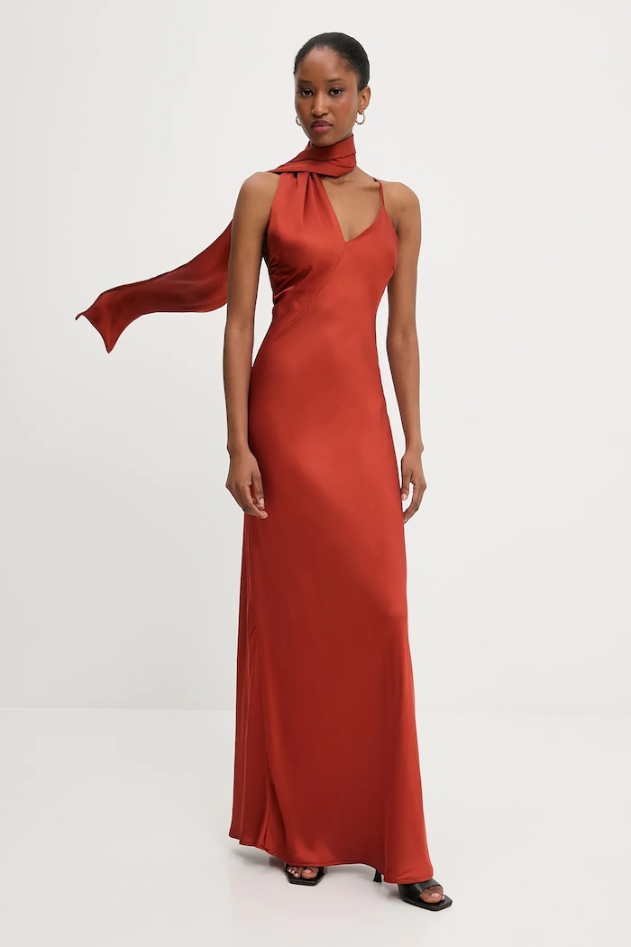 Answear.LAB Answear Lab rochie rosu LD2788.hak
