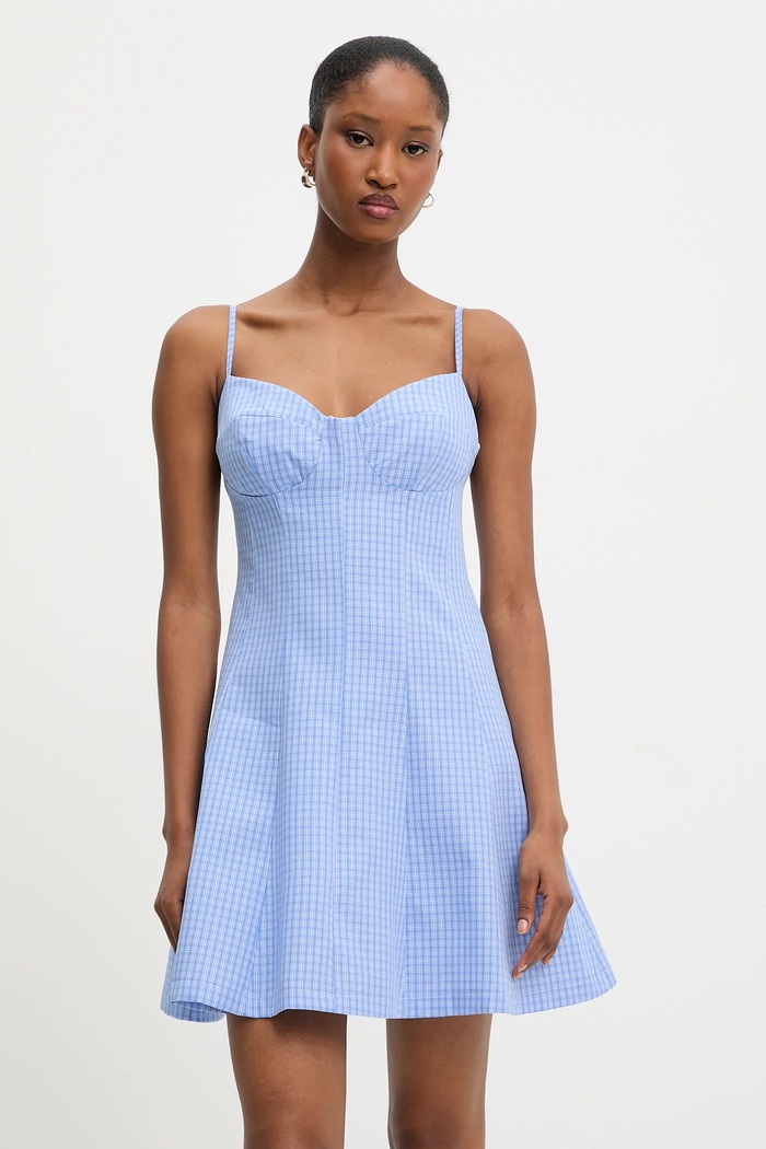 Answear.LAB Answear Lab rochie din bumbac albastru LD2729.hak