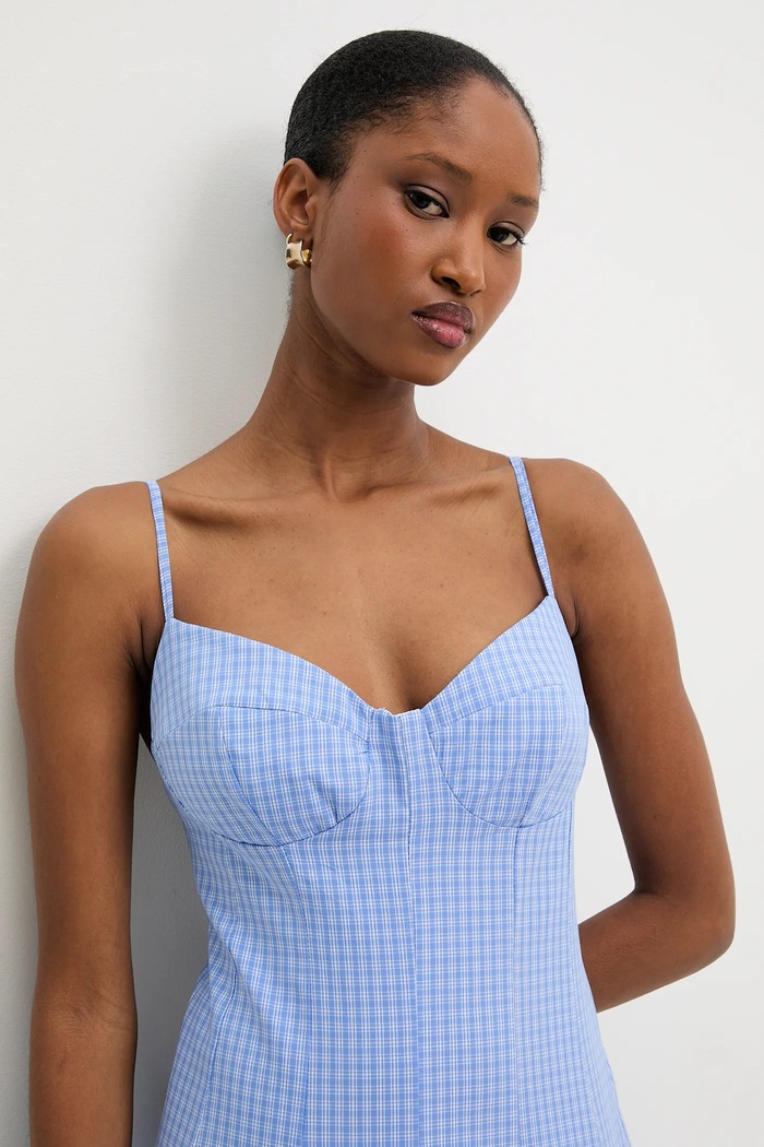 Answear Lab rochie din bumbac Answear.LAB LD2729.hak albastru